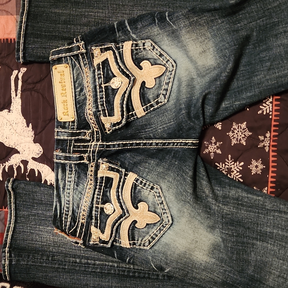 Womens Rock Revival Essie boot jeans size 26.